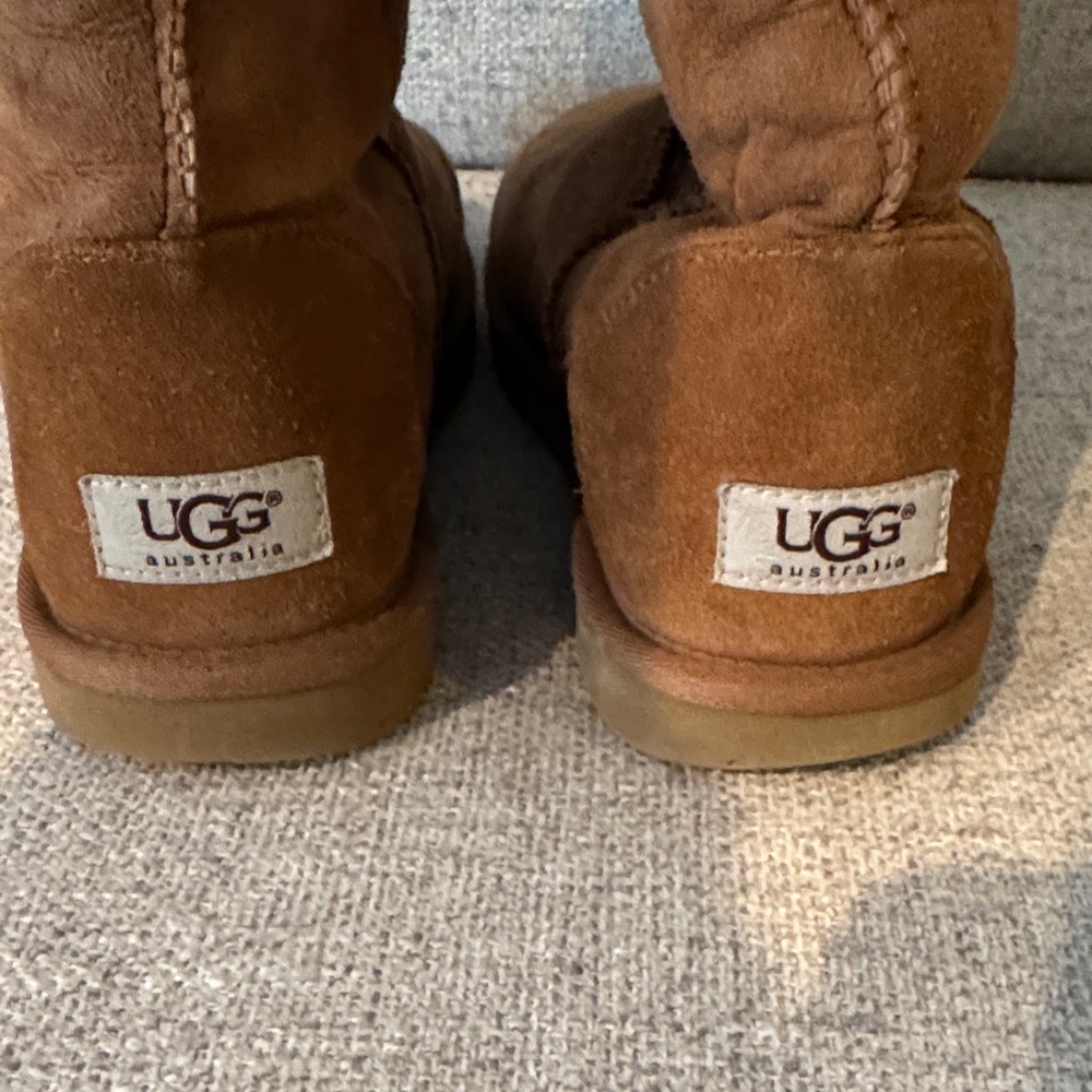 UGG Chestnut Suede Tall Boots - Picture 3 of 7